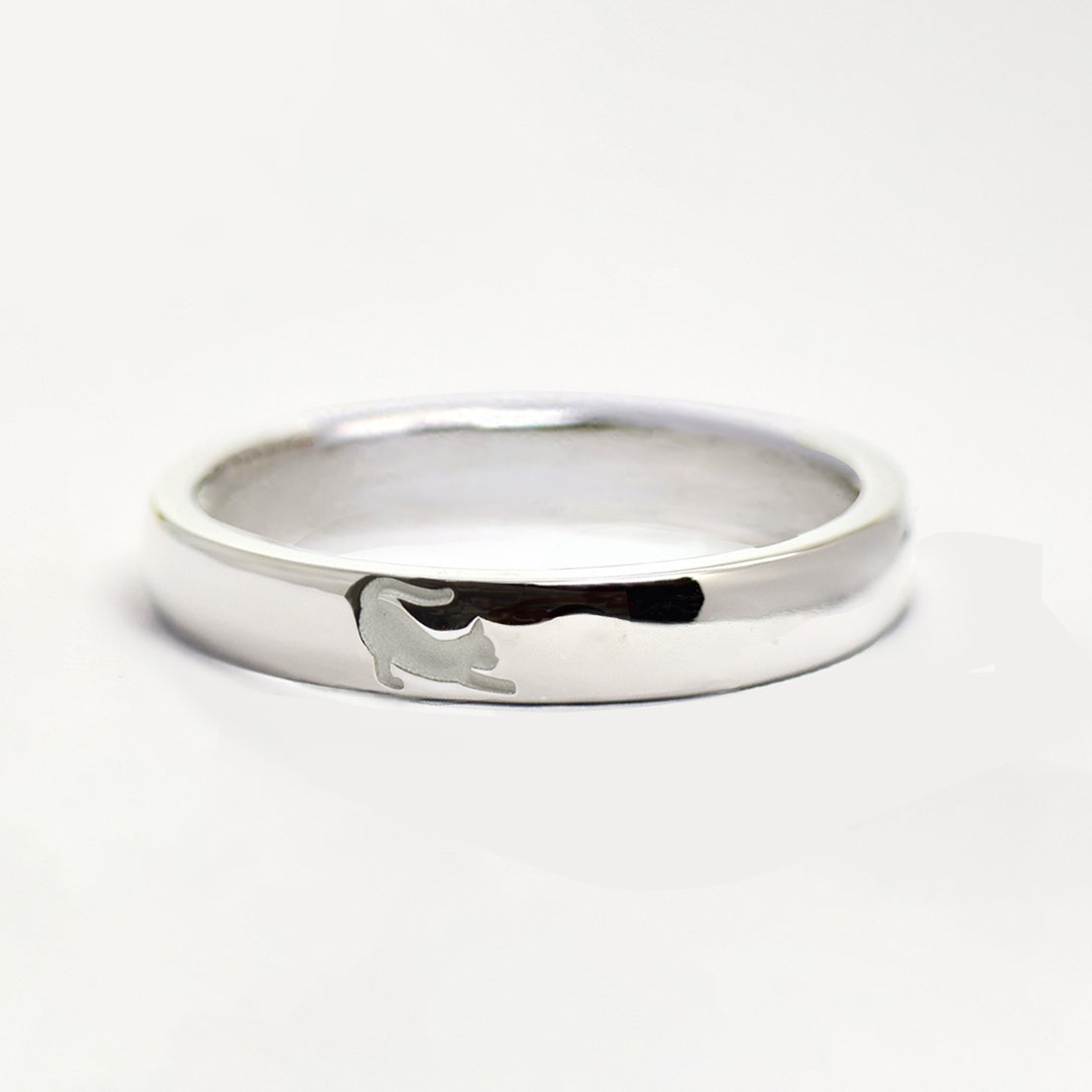 猫 のびポーズ2 リング