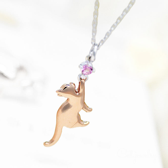 猫とお出かけネックレス