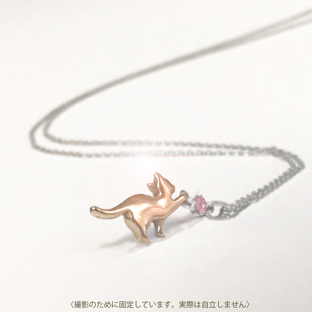 猫とお出かけネックレス