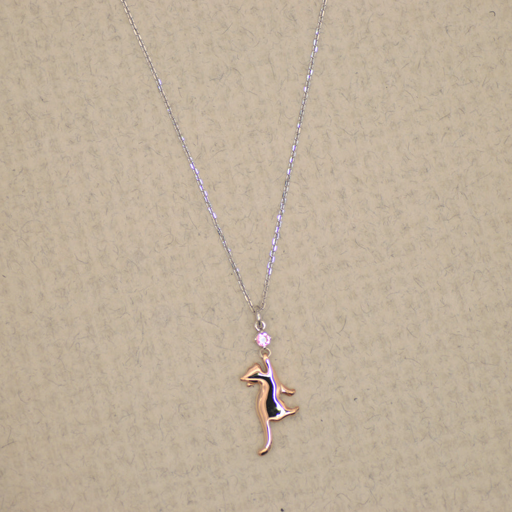 猫とお出かけネックレス