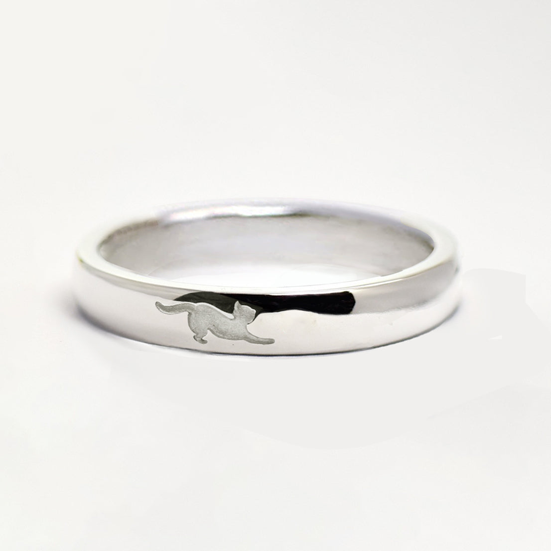猫 のびポーズ３ リング