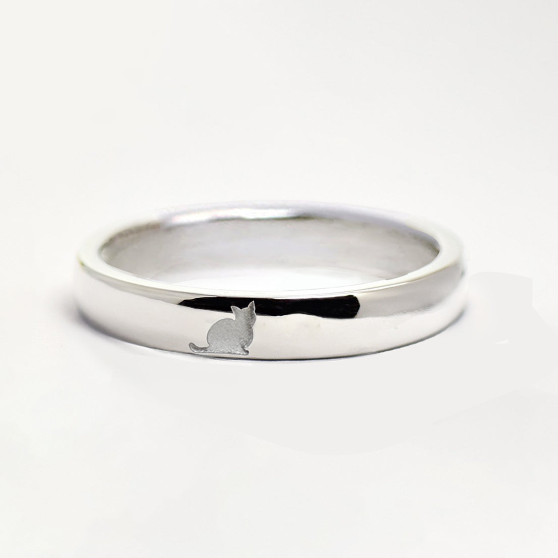 猫 お座りポーズ リング