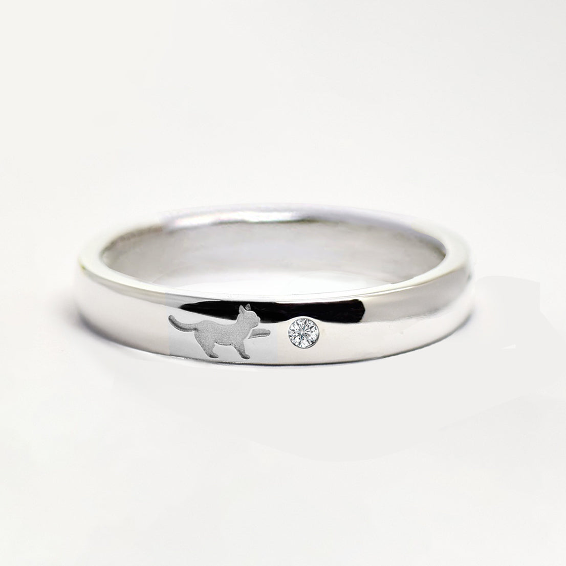 猫 タッチポーズ リング