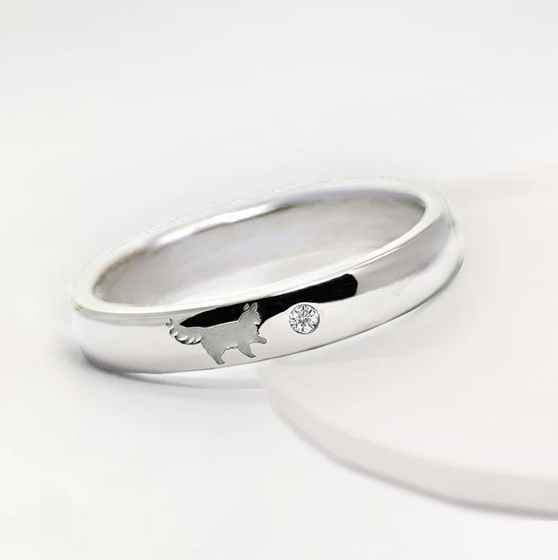 長毛猫 タッチポーズ リング