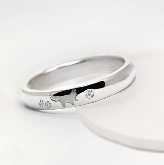 長毛猫 タッチポーズ リング