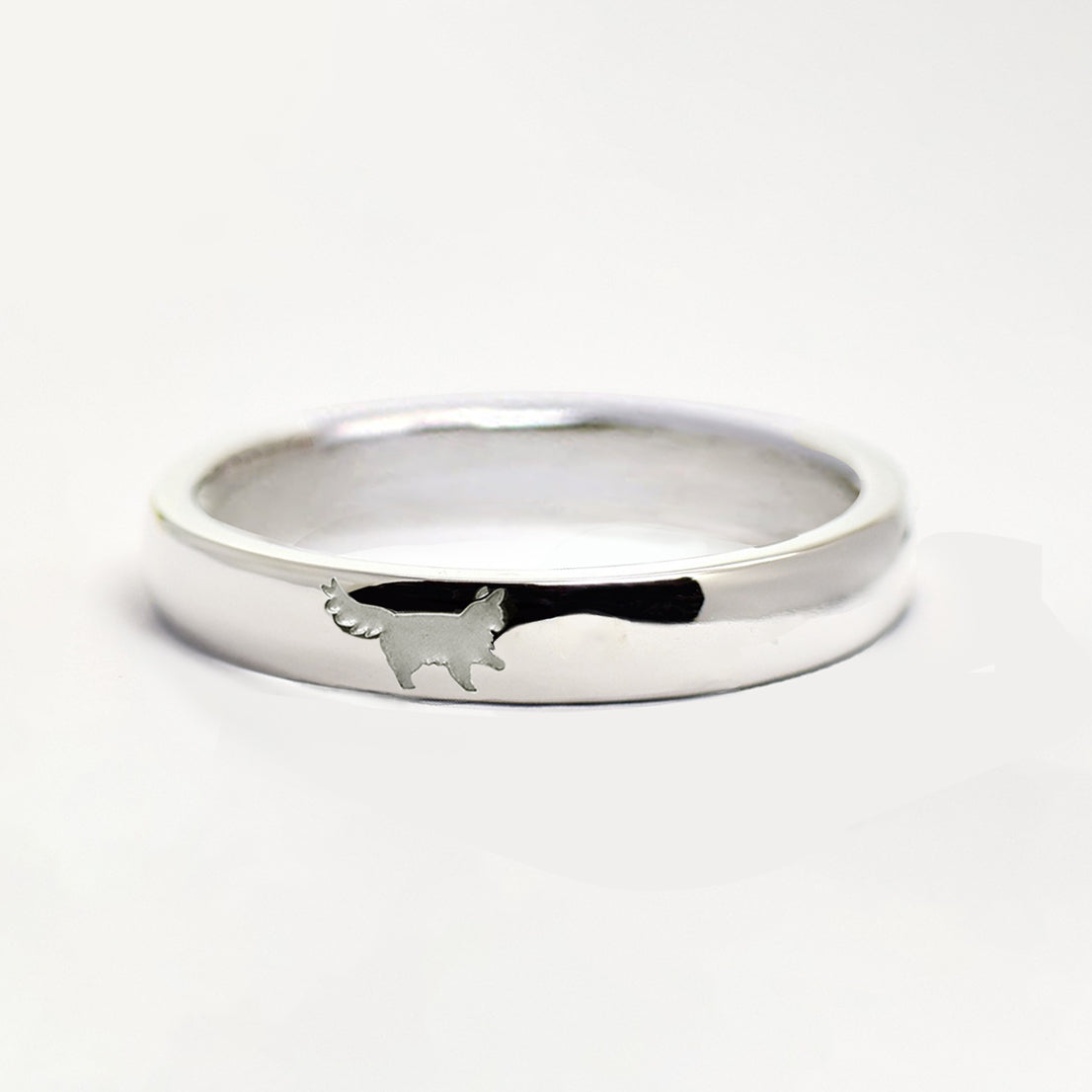 長毛猫 タッチポーズ リング