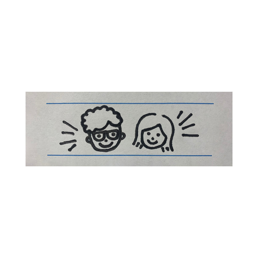 手描き【Aタイプ】イラスト＋フォント文字